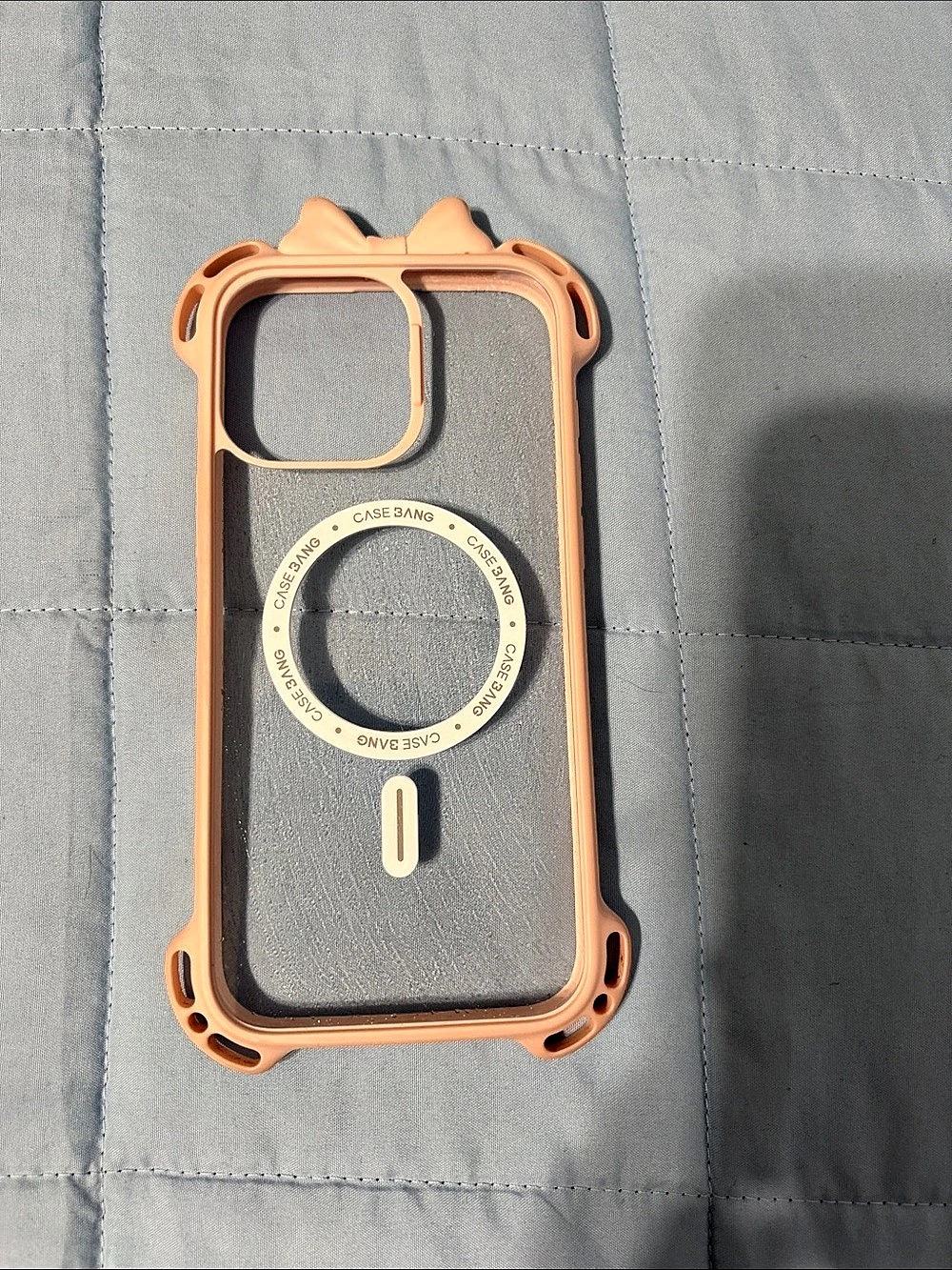 CASEBANG Magnetic Bow Phone Case Cover Brown